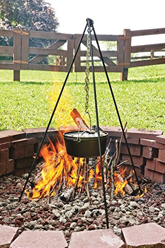 Lodge L12DCO3 Deep Camp Dutch Oven, 8 Quart