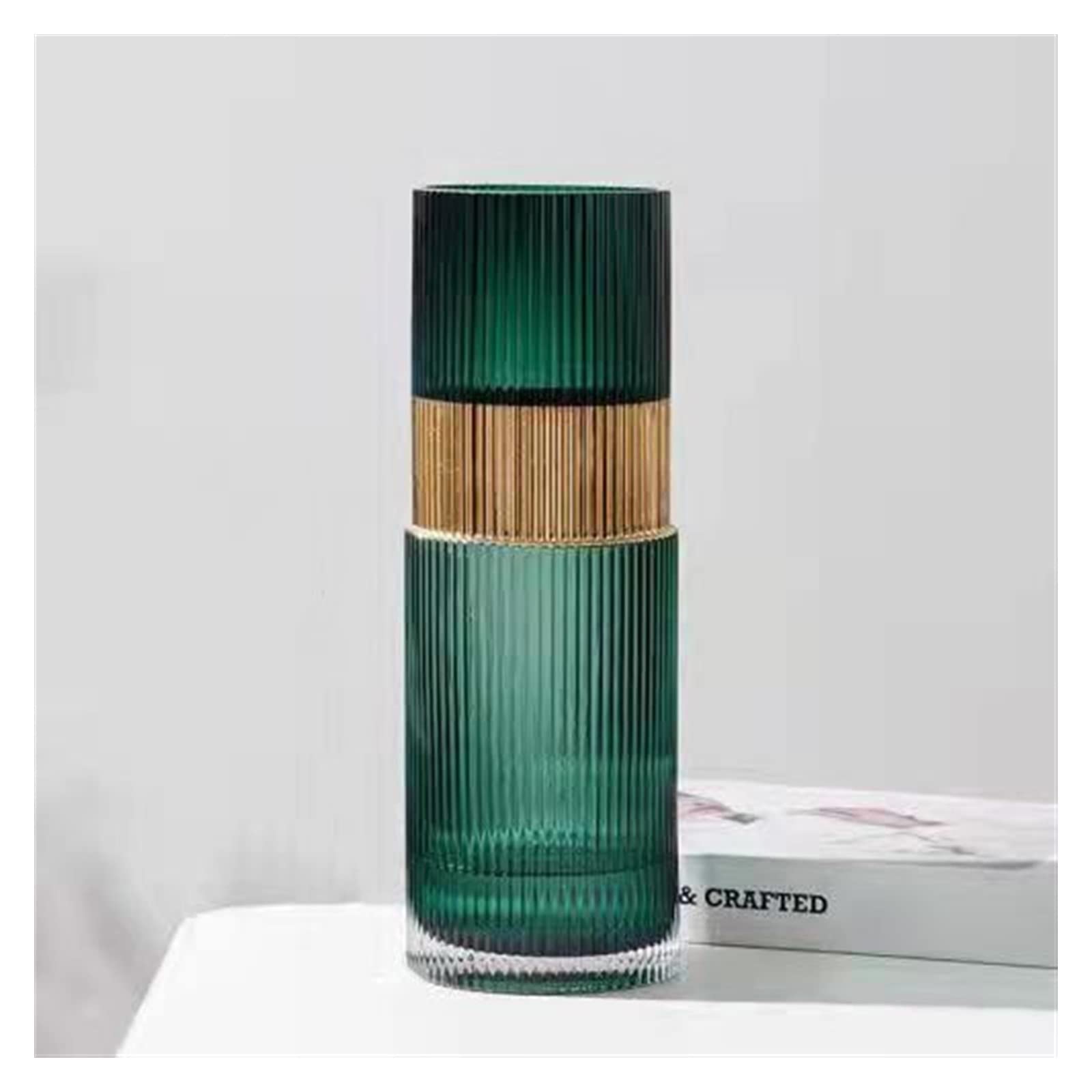 Vase en verre moderne grand modèle pour arrangement de fleurs de salon
