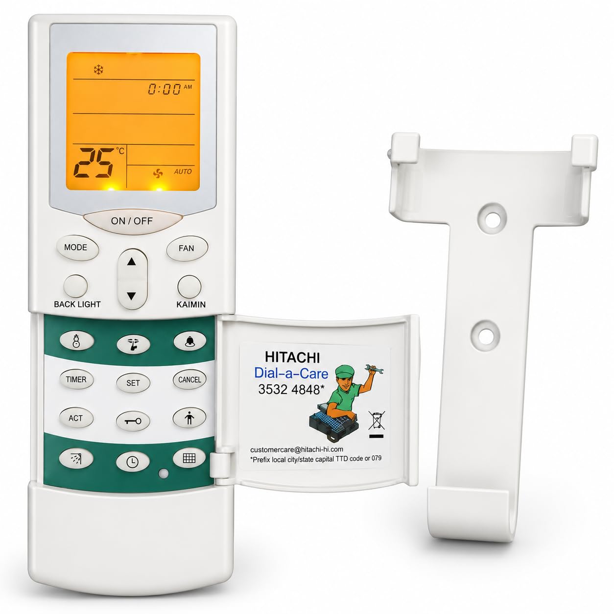 AMAZOR Ac Remote Control Compatible For Hitachi Ac Remote/Hitachi Split Ac Remote/Hitachi Window Ac Remote (Kaze Window Ac Remote), White-image-22