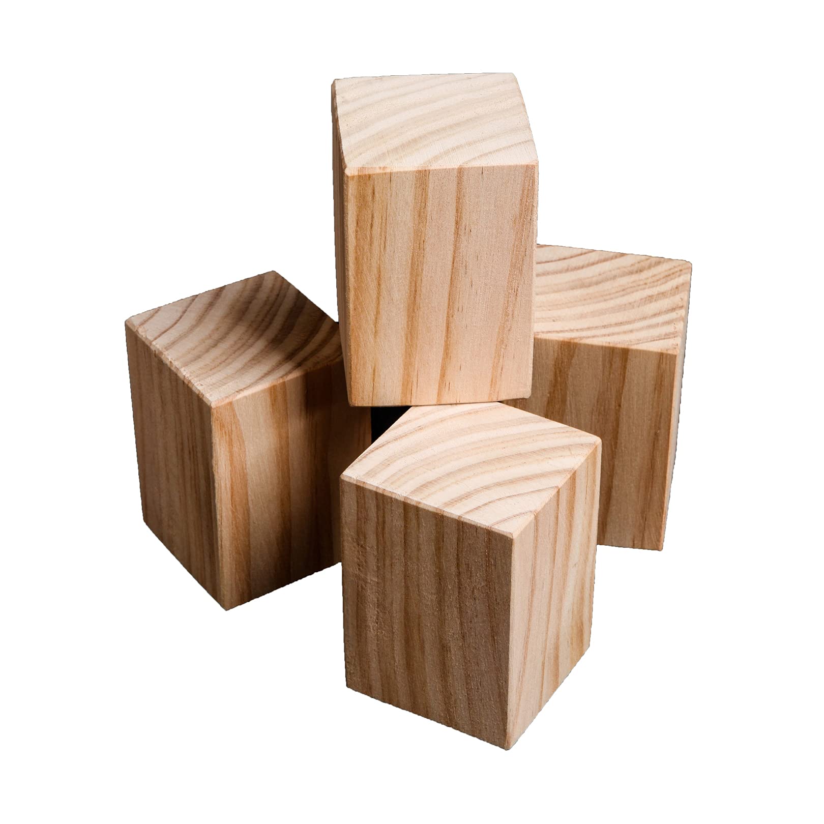 WYQXTY Heavy Duty Wooden Furniture Riser, 5x5cm Wooden Furniture Risers 3-10cm Height 4 pcs(10cm)
