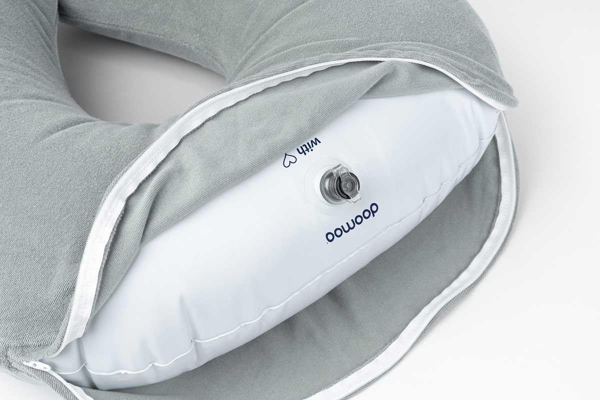 Doomoo Almohada de Aire de Lactancia Verde