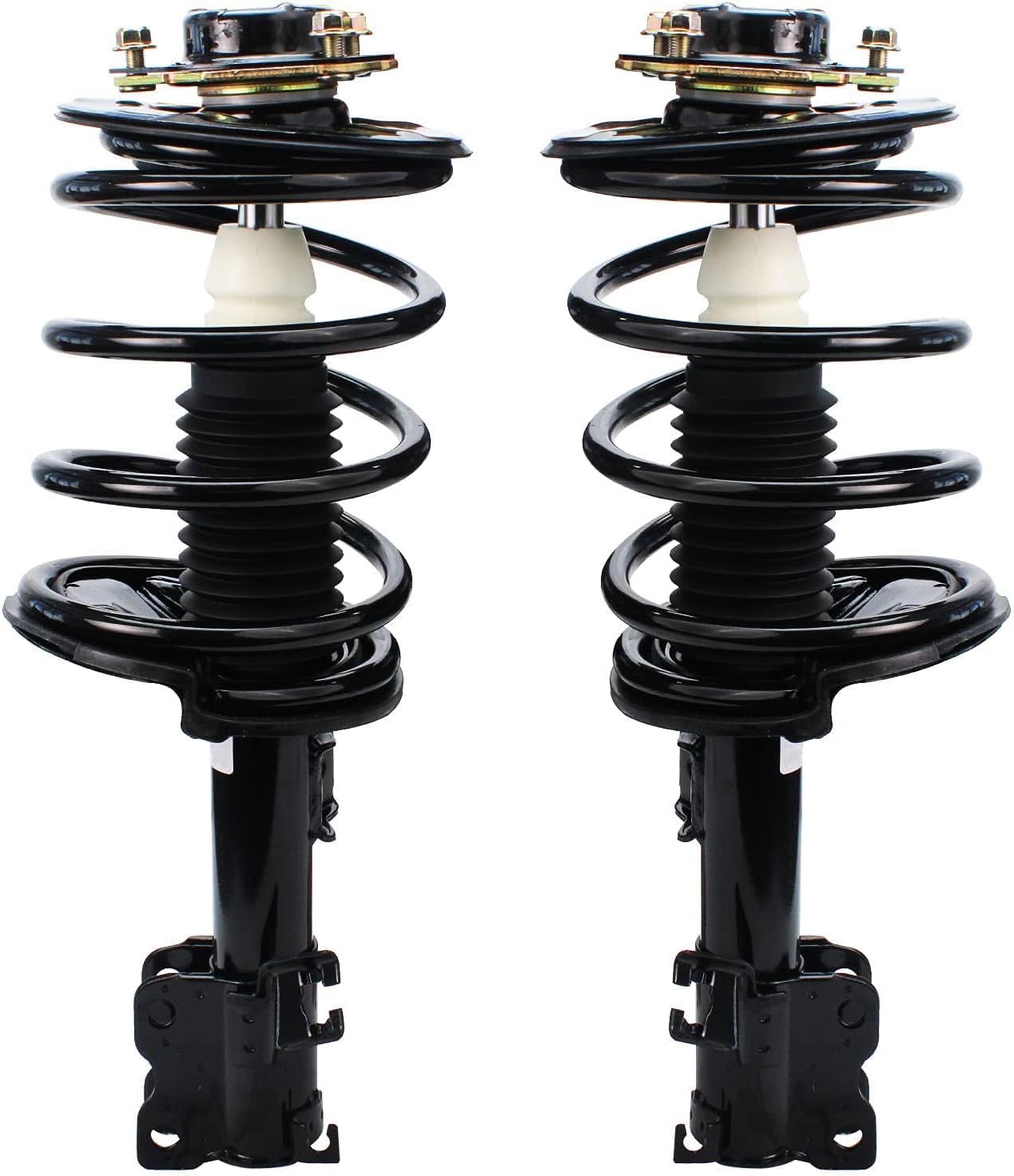 Detroit Axle - 2.5L Struts Shock Absorbers for 2002-2006 Nissan Altima Complete 2 Front Ready Struts with Coil Spring 2 Rear Shock Absorbers 2003 2004 2005 Replacement Strut Assembly