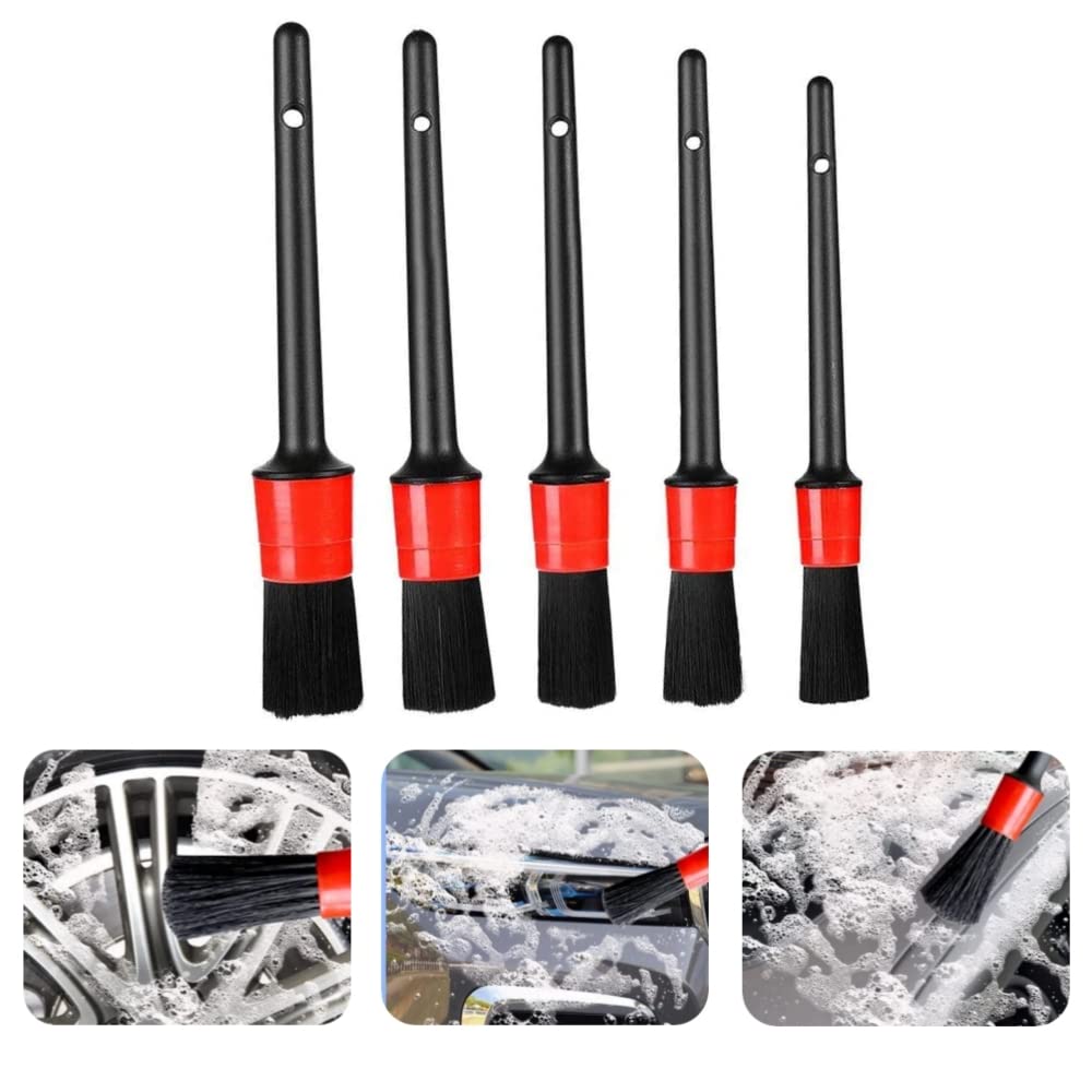 Aston Andia Car Detailing Brush Car Cleaning Car Interior Cleaning Brush for Exterior,Leather, Air Vents, Emblems