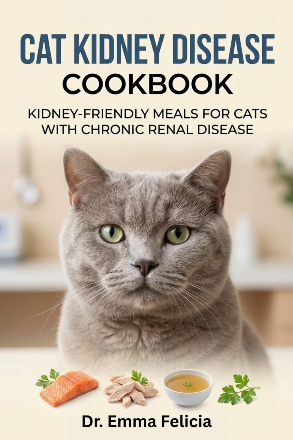 CAT KIDNEY DISEASE COOKBOOK: KIDNEY-FRIENDLY MEALS FOR CATS WITH CHRONIC RENAL DISEASE (The Feline Wellness Kitchen)