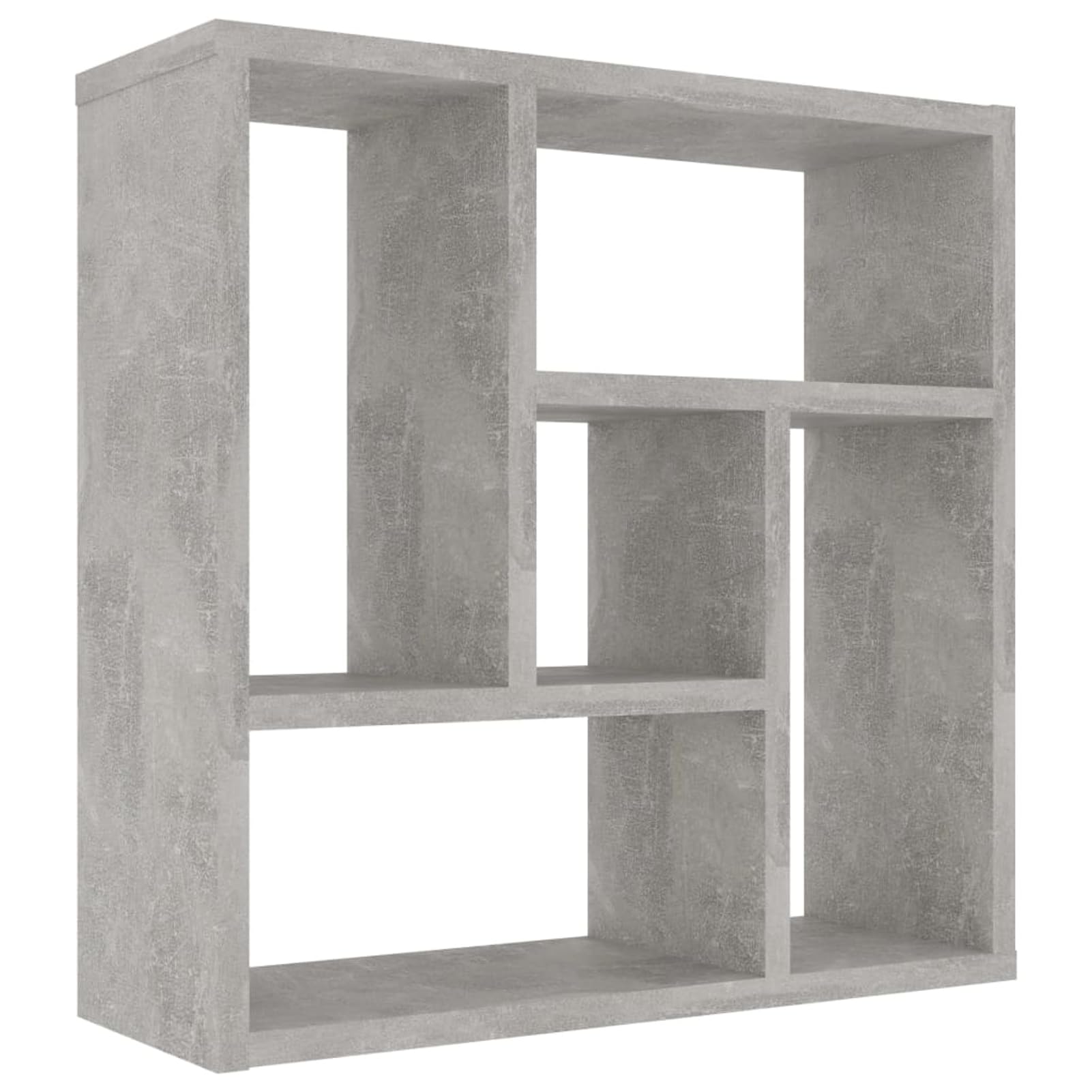 Gecheer Mensola da parete, scaffale moderno con 5 scomparti, legno multistrato, per soggiorno, bagno, camera da letto, corridoio, cucina, ufficio