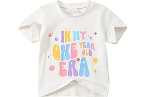 Baby Girl First Birthday Outfit 1st Birthday Shirt "In My One Year Old Era"