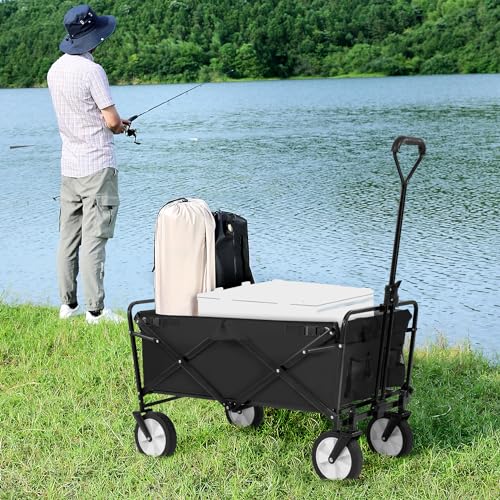 Paylesshere FOLDING WAGON Collapsible Wagon Folding Foldable Garden Cart thumb #6
