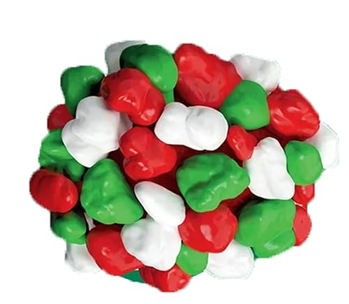 Miniatura 2 de Holiday Frosty Gummy Clusters Candy Share Pouch - Paquete de 12 caramelos festivos dulces y crujientes de tamaño bocado, golosinas navideñas rojas,