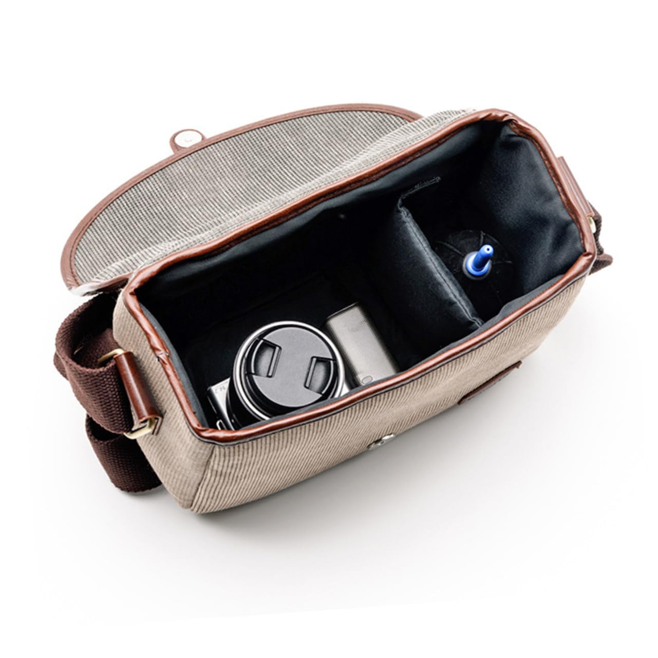 OSALADI Borsa Per Fotocamera Digitale Leggera e Oxford Con Design Multi-scomparto Adatta Per e
