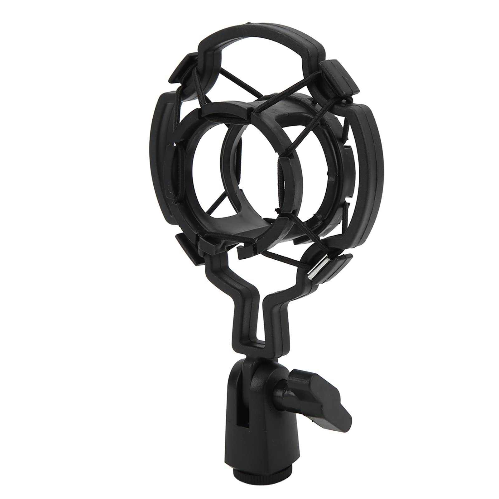Stojak na mikrofon z pająkiem do mikrofonu, uchwyt na mikrofon o średnicy 40 mm-48 mm, regulowany mikrofon antywibracyjny, wysoce izolujący uchwyt amortyzatora do transmisji konferencyjnych