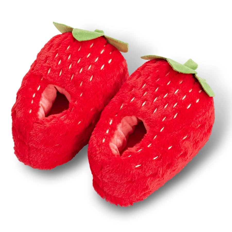 Image of Kids Animal Slippers, Soft Fuzzy Cozy House Shoes