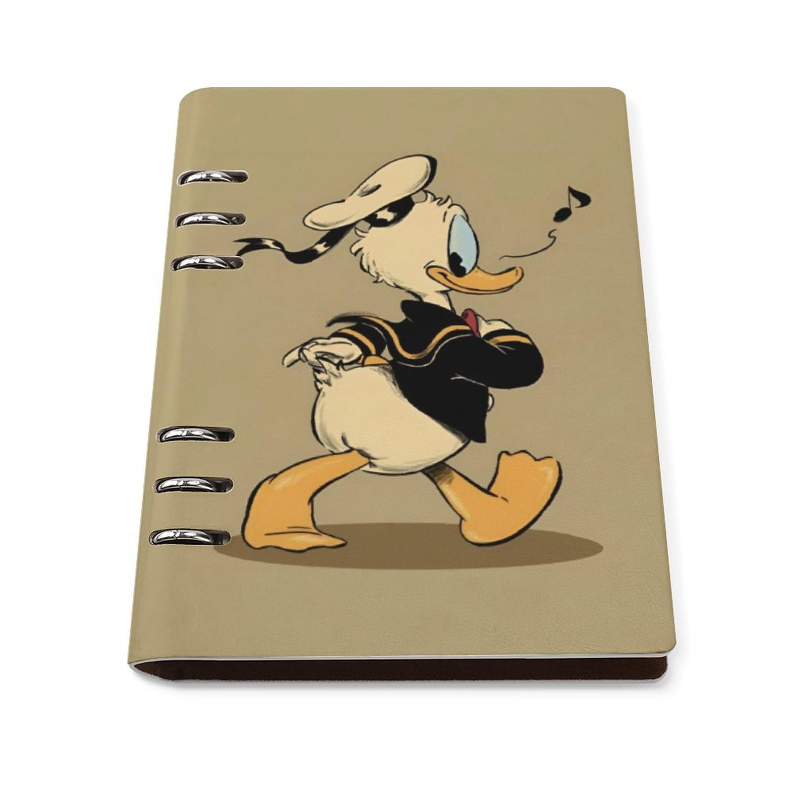 Amazon | ドナルドダック システム手帳 PU ノートメモ帳 バインダー