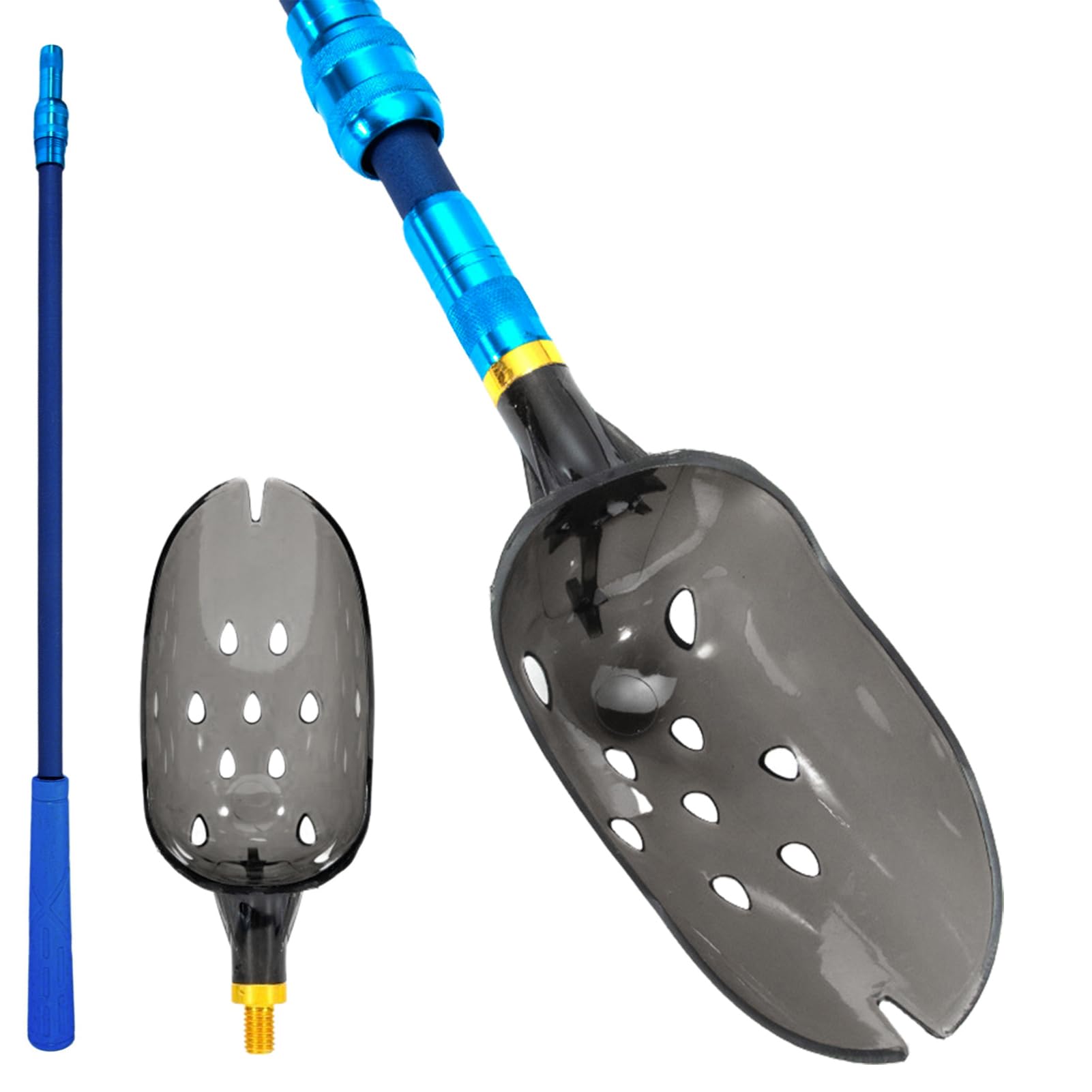 PEKMAR Fishing Throwing Spoon | Portable Lure Throwing Baiting Spoon | Long Casting Spoon, Bait Carp Coarse Fishing Tackle Accessory For Lake River Bank