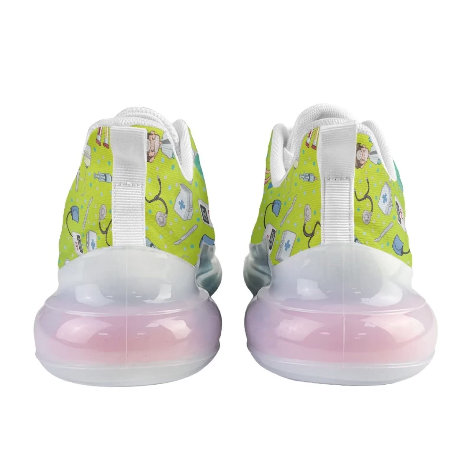 Buty sportowe damskie sportowe sportowe wsuwane trampki damskie buty treningowe oddychające lekkie buty do biegania, pielęgniarka 5, 38 EU