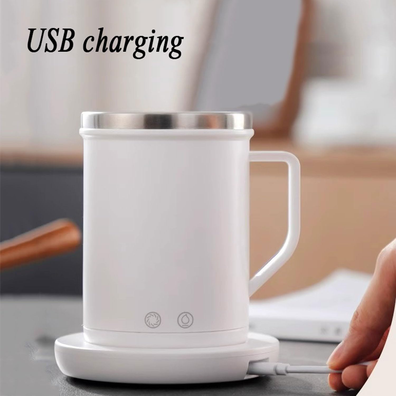 Tasse mélangeuse Automatique, 400Ml, Tasse à Agitation Automatique, Shaker électrique protéines