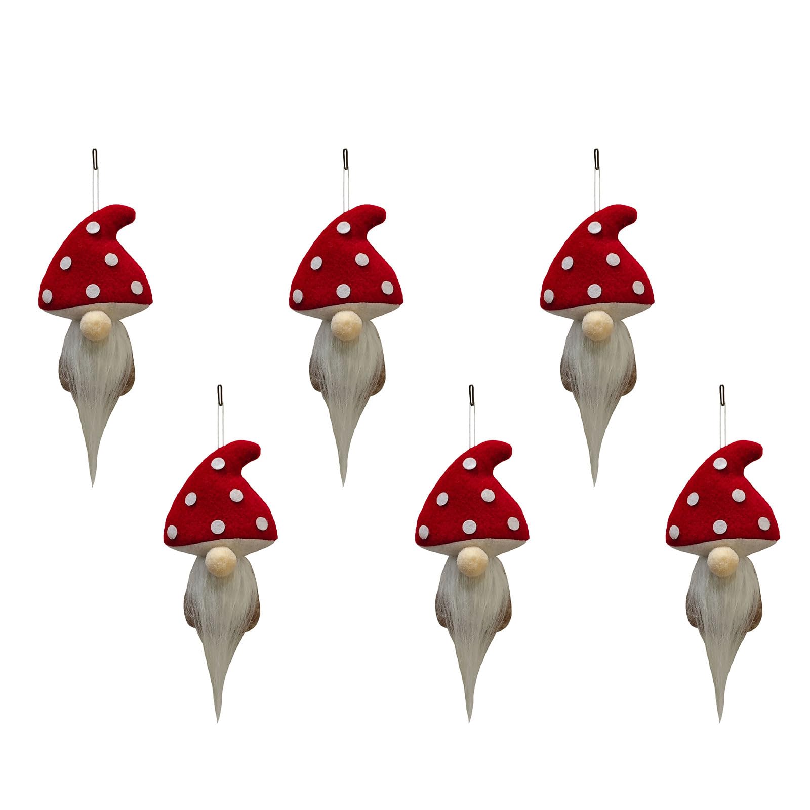Nains champignons suspendus décoration arbre extérieur et ornement maison