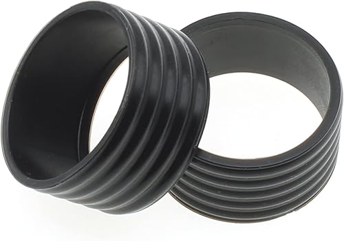 Miniatura 8 de FDXGYH Agarre para raqueta de tenis, anillo de goma con agarre antideslizante para raqueta de tenis de bádminton absorbente en su lugar, color negro