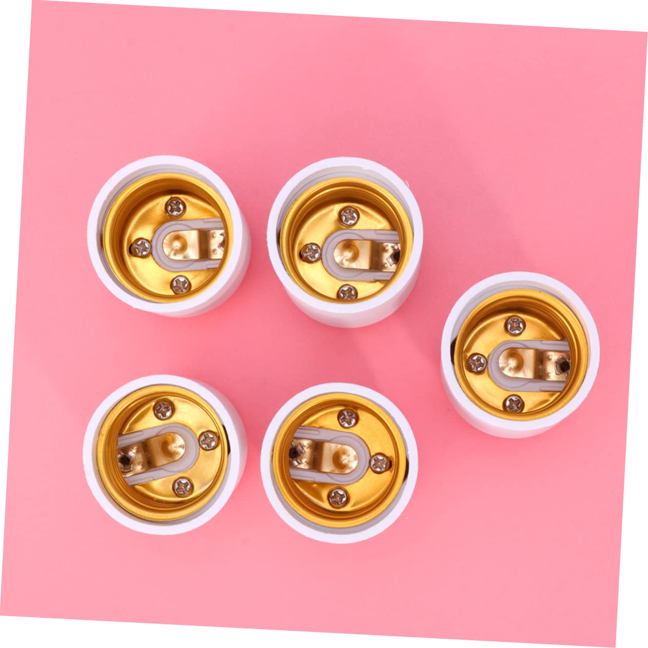 UKCOCO 15 Pz portalampada e27 adattatore presa e27 lampadina a LED convertitore adattatore per lampada a LED convertitore portalampada portato testa della lampada bianca