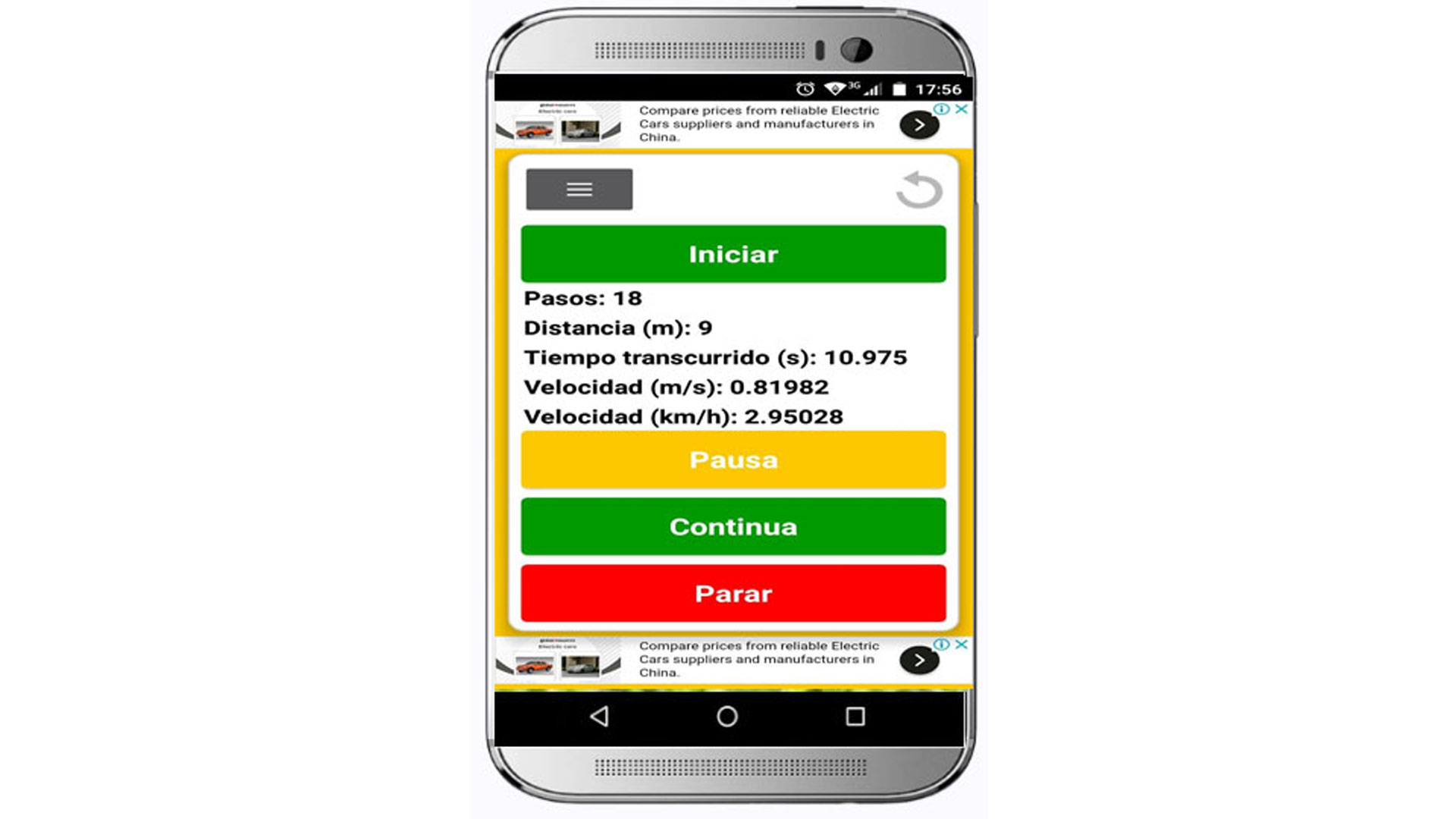 Pedometer app App on Amazon Appstore