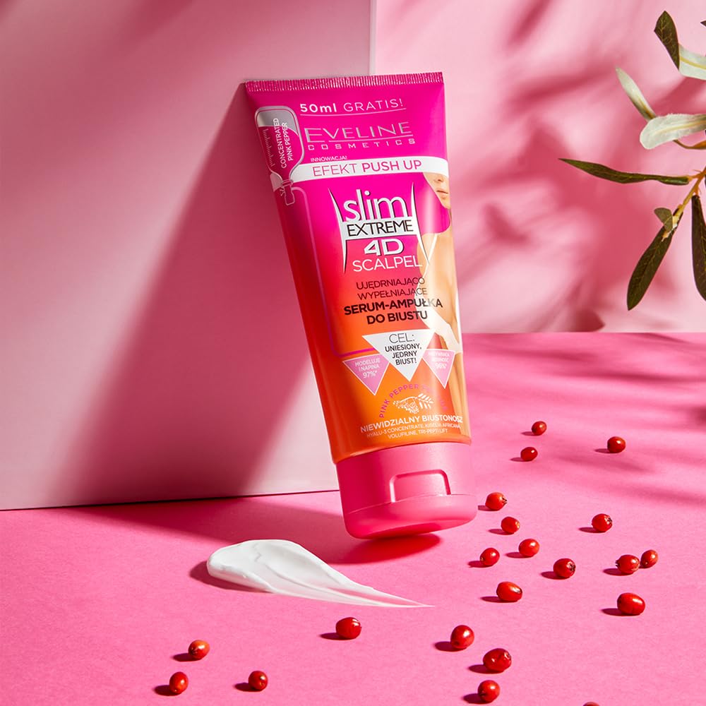 Eveline Cosmetics Slim Extreme 4D ujędrniające i wypełniające ampułki do serum na piersi (serum ujędrniające i wzmacniające piersi)