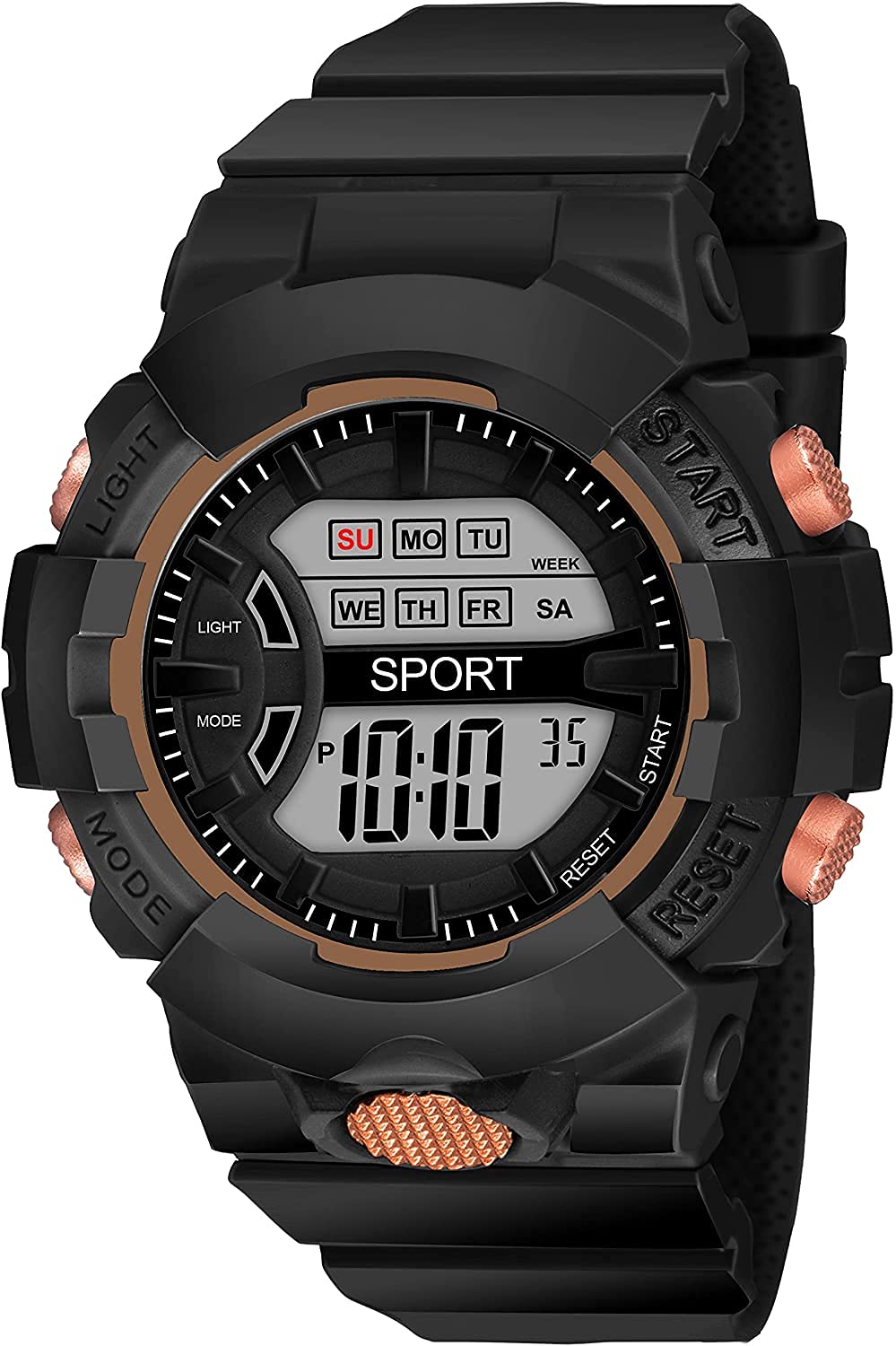 SELLORIA Multicolor Shockproof Waterproof Digital Sports Watch for Boys Kids Sports Watch for Boys (Black) (B093YW4669) Amazon Price History, Amazon Price Tracker