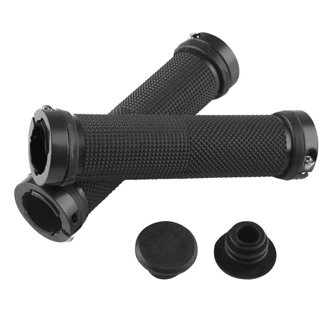 Andux Zone Manopole per Manubrio per Bici MTB Floding Bike Horn Tipo ZXC-CB02 (Blu