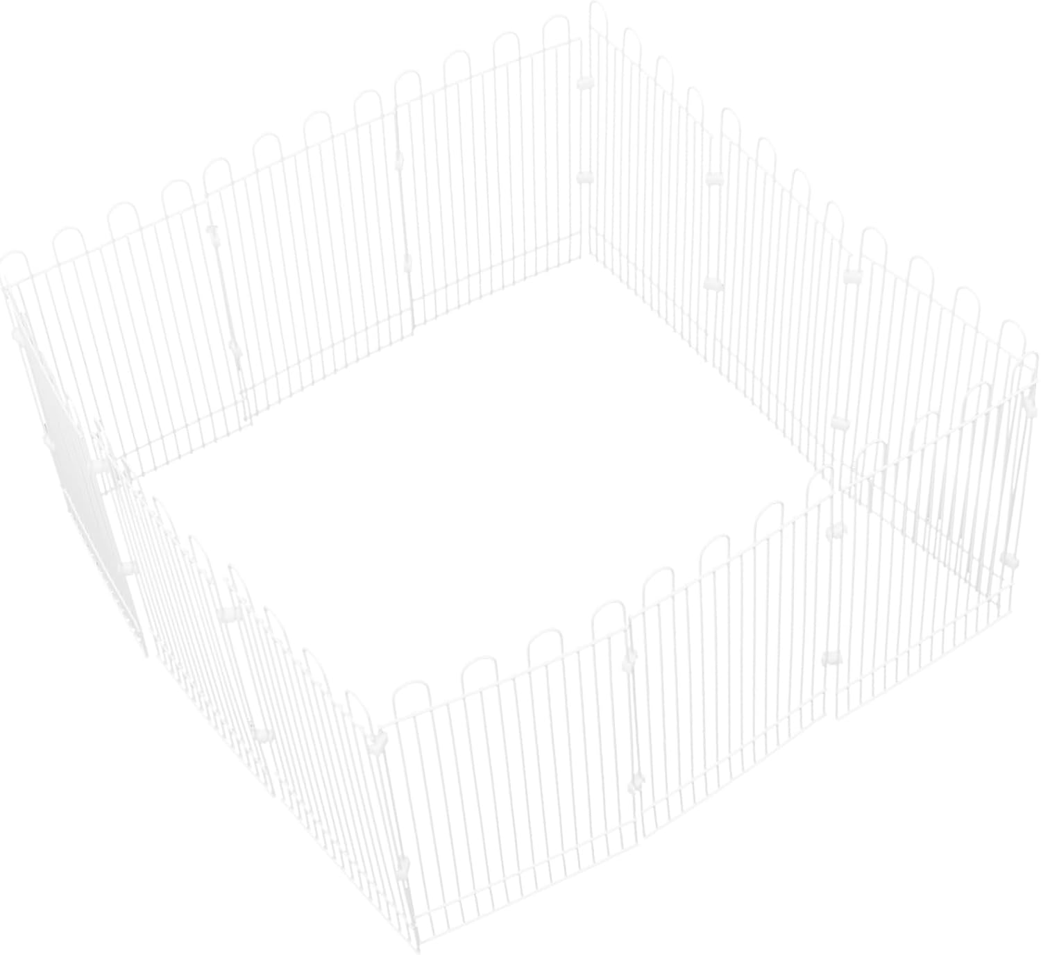 VICASKY 12pcs Small Pet Playpen Hamster Enclosure Panels for for Hamsters and More Easy to Assemble