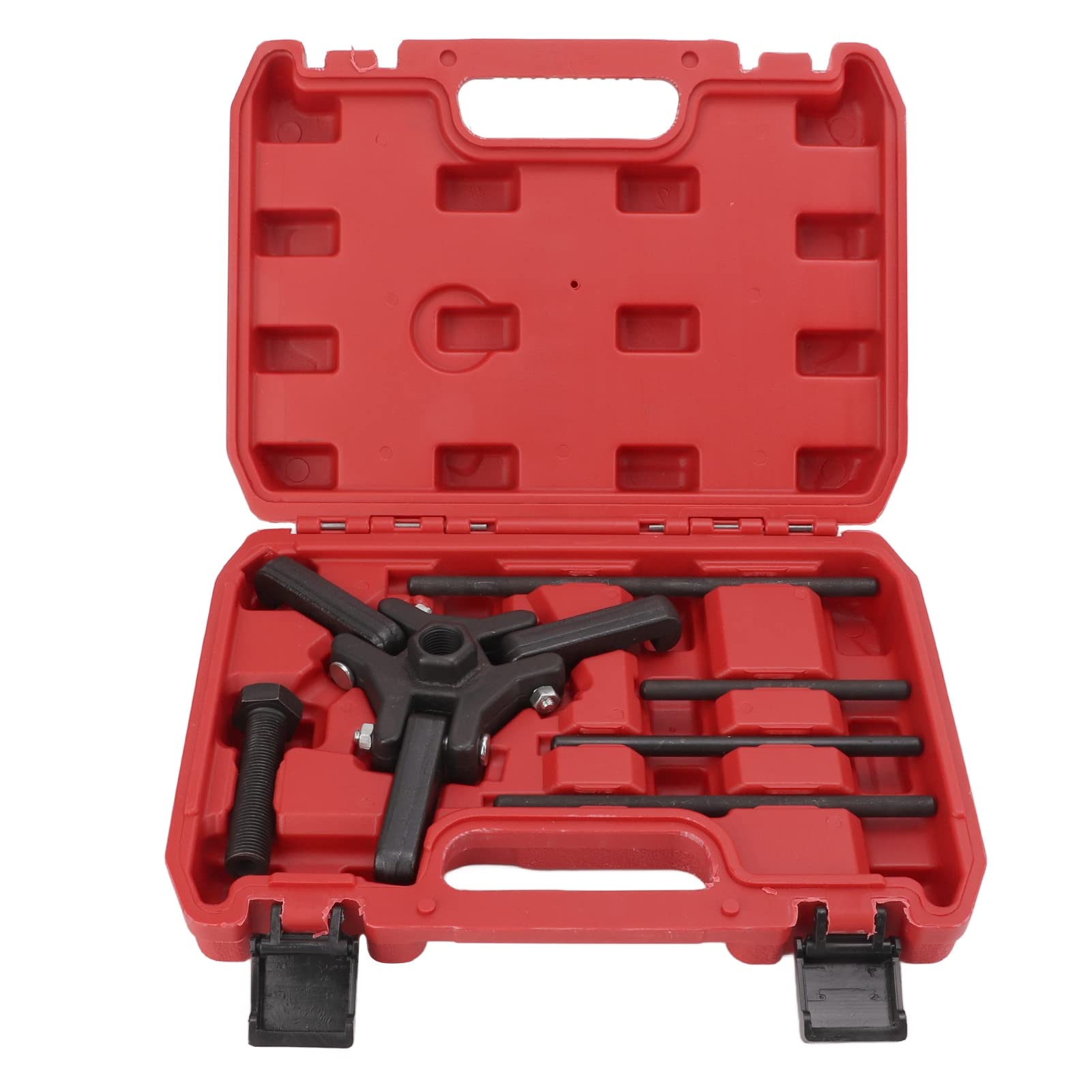 Juego de Extractores de Equilibrador Armónico, Herramienta de Reparación de Motor de Extractor de Acero Al Carbono, 6 Piezas, Kit de Extractor de Polea de Amortiguador Armónico, Herramientas de Repara