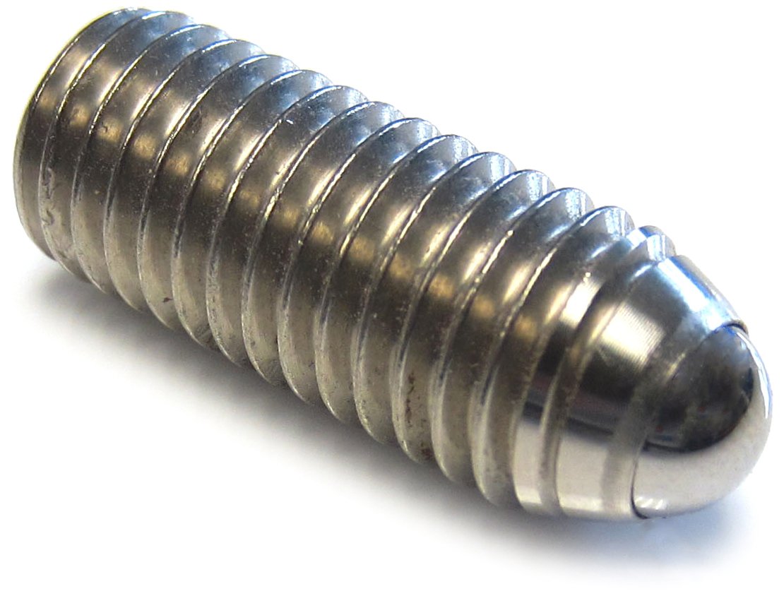 Morton Stainless Steel Ball Set Screw with Rolling Ball Design, Inch