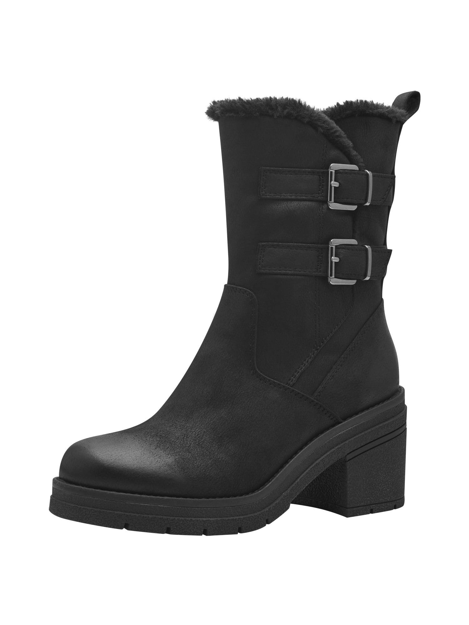 MARCO TOZZI Damen Stiefel mit Absatz Gefüttert mit Blockabsatz