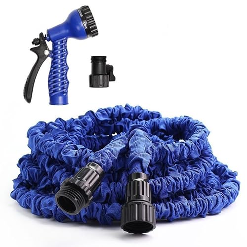 Mangueira de Jardim Extensível Azul 30 Metros Resistente e Flexível