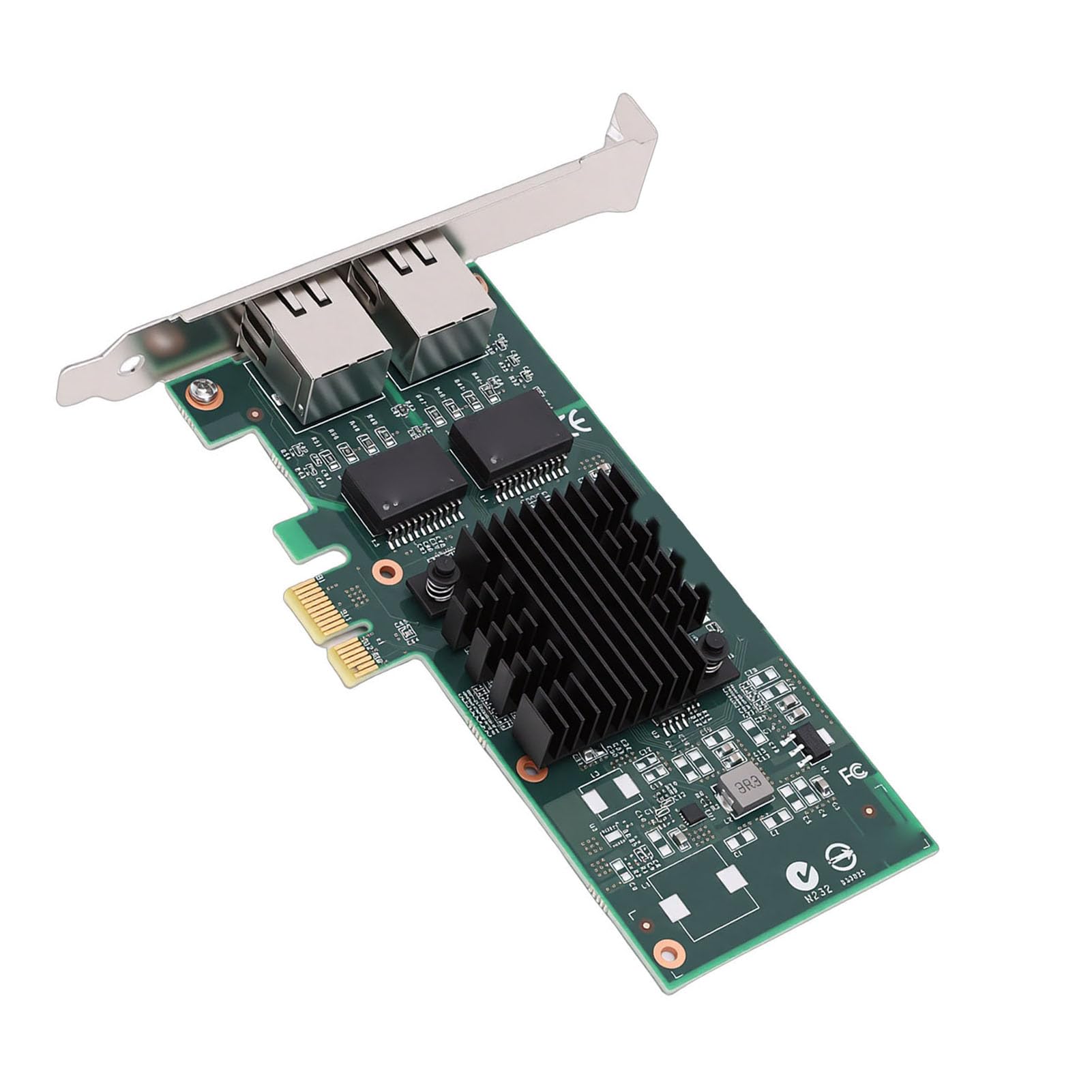 Tarjeta de Red de 1 GB con Dos Puertos RJ45 para Mayor Conectividad y Estabilidad en Juegos y Streaming, PCI Express 2.0