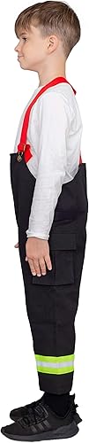 Miniatura 7 de Conjunto de chaqueta y pantalones de bombero para niños