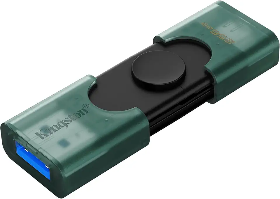 Kingston Pen Drive DataTraveler DuoG2 de 256 GB | USB-A + USB-C 3.2 Gen 1 | DTDEG2/256GB