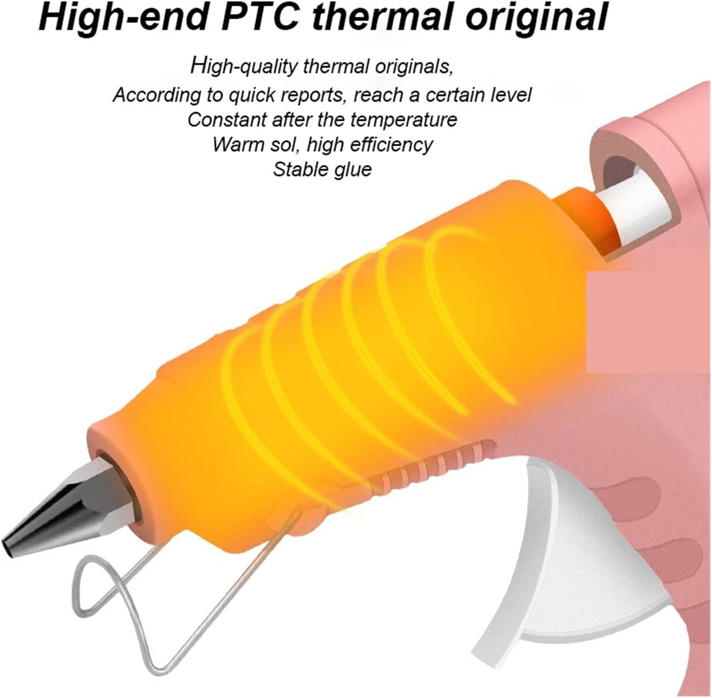 Hot Glue Gun Hot Melt Glue Gun with 7mm 11mm Glue Sticks Mini Electric Heating Household Hot Glue Gun Home DIY Tools Craft Repair Tools for DIY Arts, Crafts and Quick Repairs (S Bl