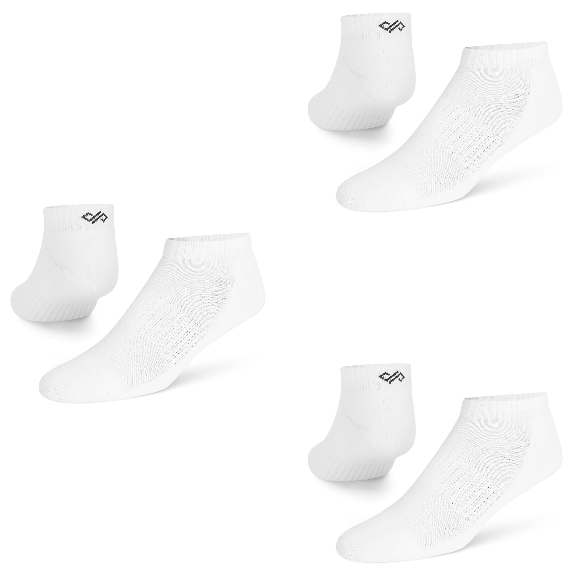 dynamocks Cotton Ankle Socks for Men (Running, Gym & Sports, Odour Free, Pack of 3) (Size UK 7-12)-picture-40