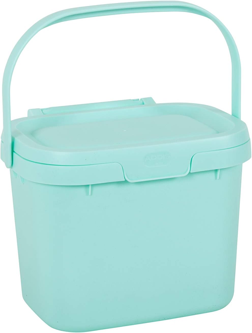 Addis 518418 Everyday Kitchen Food Waste Compost Caddy Bin, 4.5 Litre, Blue Haze