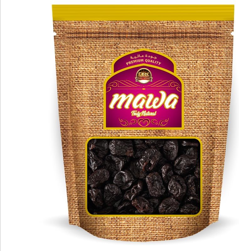 Dried Prunes Medium 500gm | With seeds | High in Fiber | Contain Antioxidants | Naturally Gluten free| No added Sugar | No Preservatives | Resealable Zipper Pouch-500g