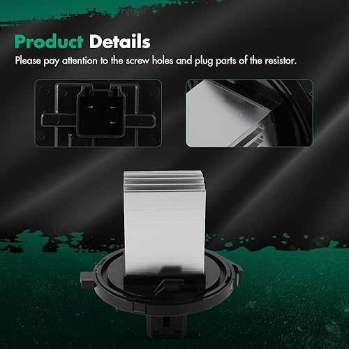 Miniatura 796 de SCITOO Resistencia de motor de ventilador HVAC para 2008-2013 para Chrysler 300/2008-2016 para Town & Country/2008-2010 para Dodge Charger/2008-2018