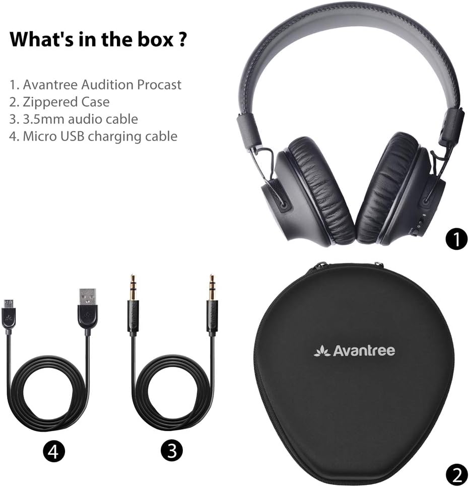 🔥 Crаzу Dеаlѕ [2020 New] Avantree AS9PA aptX Low Latency Bluetooth 5.0 Over Ear Headphones for Computer TV Watching, Class 1 Long Range Wireless Wired Hi-FI Stereo Headset with Mic for PC Laptop Cell Phones Call