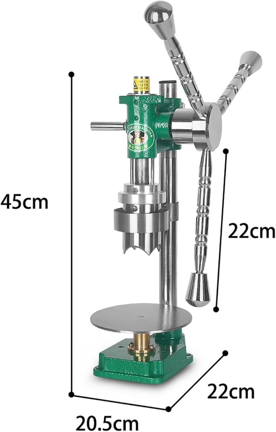 Coconut Opener Vertical, Manual Stainless Steel Coconut Opener, Opening Size: 6 Cm, for Shops and Fruit Markets