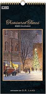 Lang Companies, Treasured Times 2026 Vertical Wall Calendar