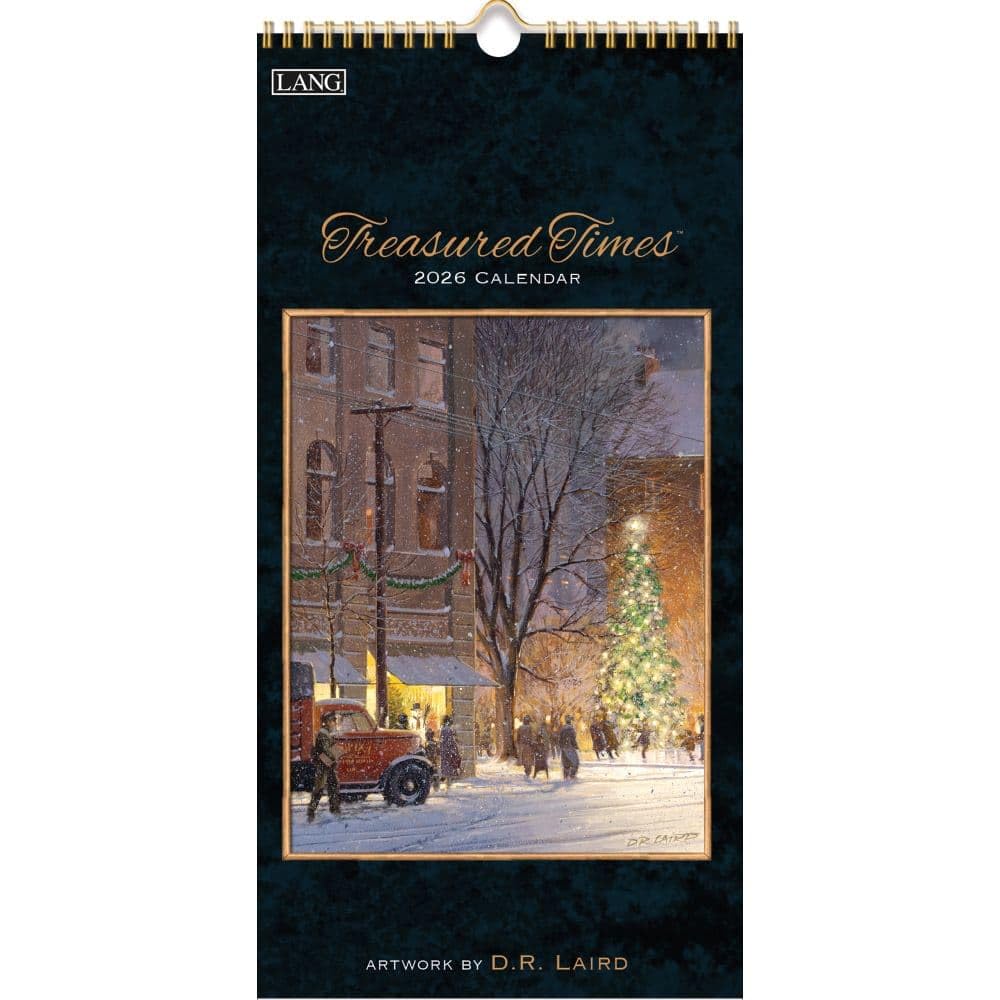 Lang, Treasured Times Vertikaler Wandkalender 2026, 20,3 x 40,8 cm, 12-Monatskalender mit gehefteter Bindung