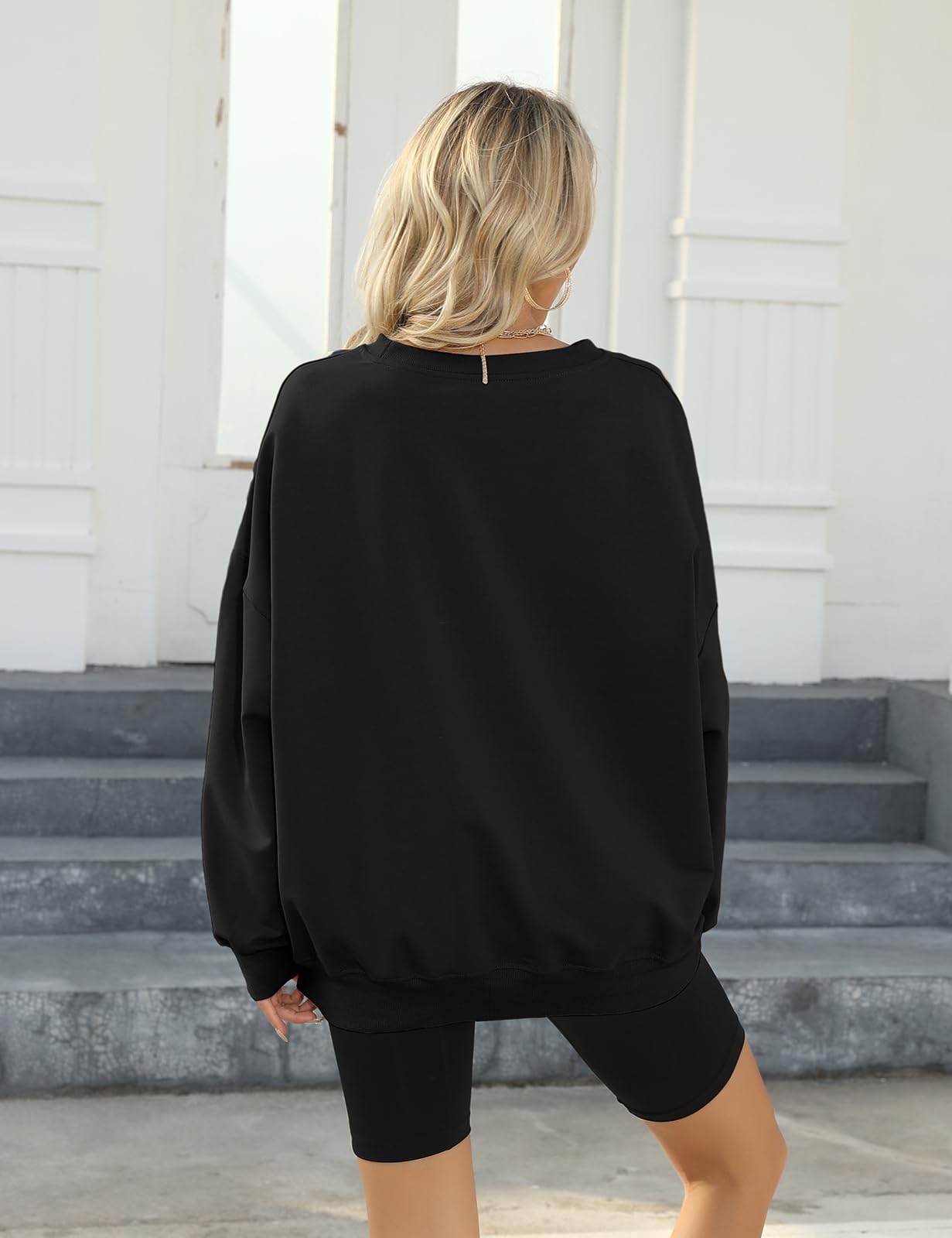 Voqeen Felpa Donna Lunga Invernale Classica Oversize Hoodie Casual Los Angeles Tuta Donna Sport Fitness Outdoor