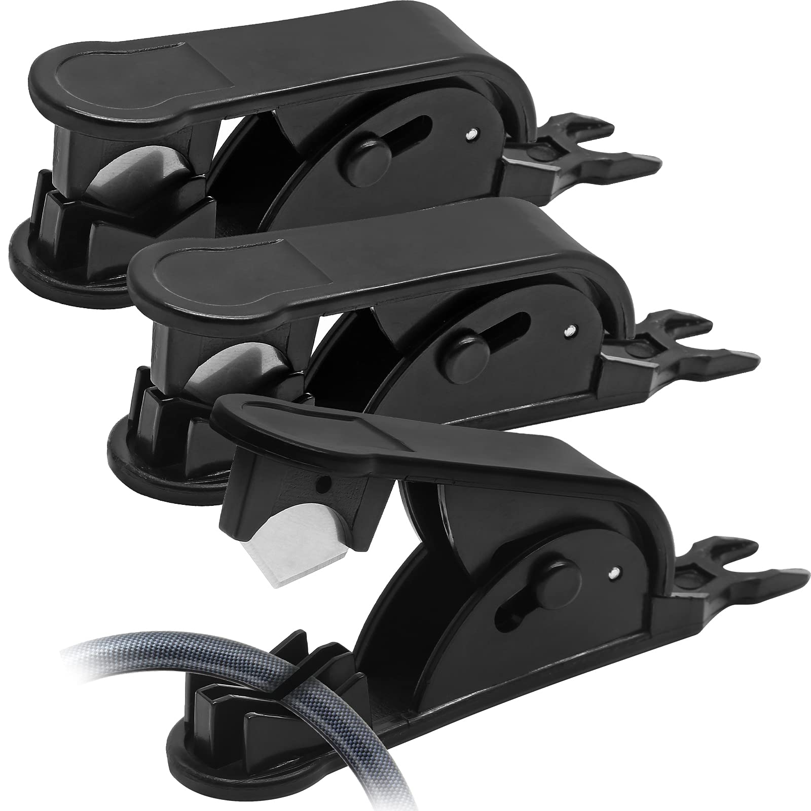 Rierdge 3 Pcs PTFE Tubing Cutter, RO Tubing Cutter Cut up to 3/8 Inch OD Tube Accurate Tubing Cutting Tool for Nylon Plastic PVC PU Plastic Hose Pipe