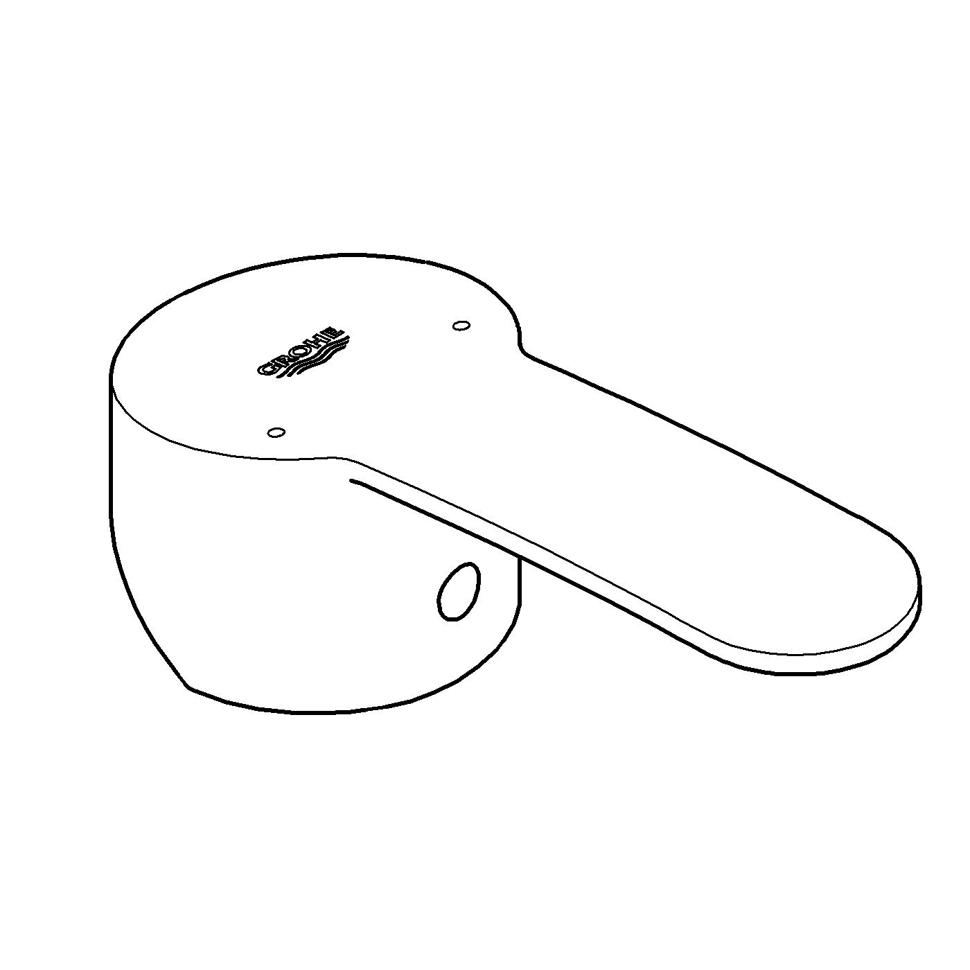 Grohe, Leva per miscelatore, 46748000