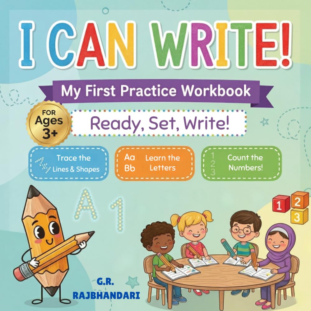 I Can Write! My First Practice Workbook