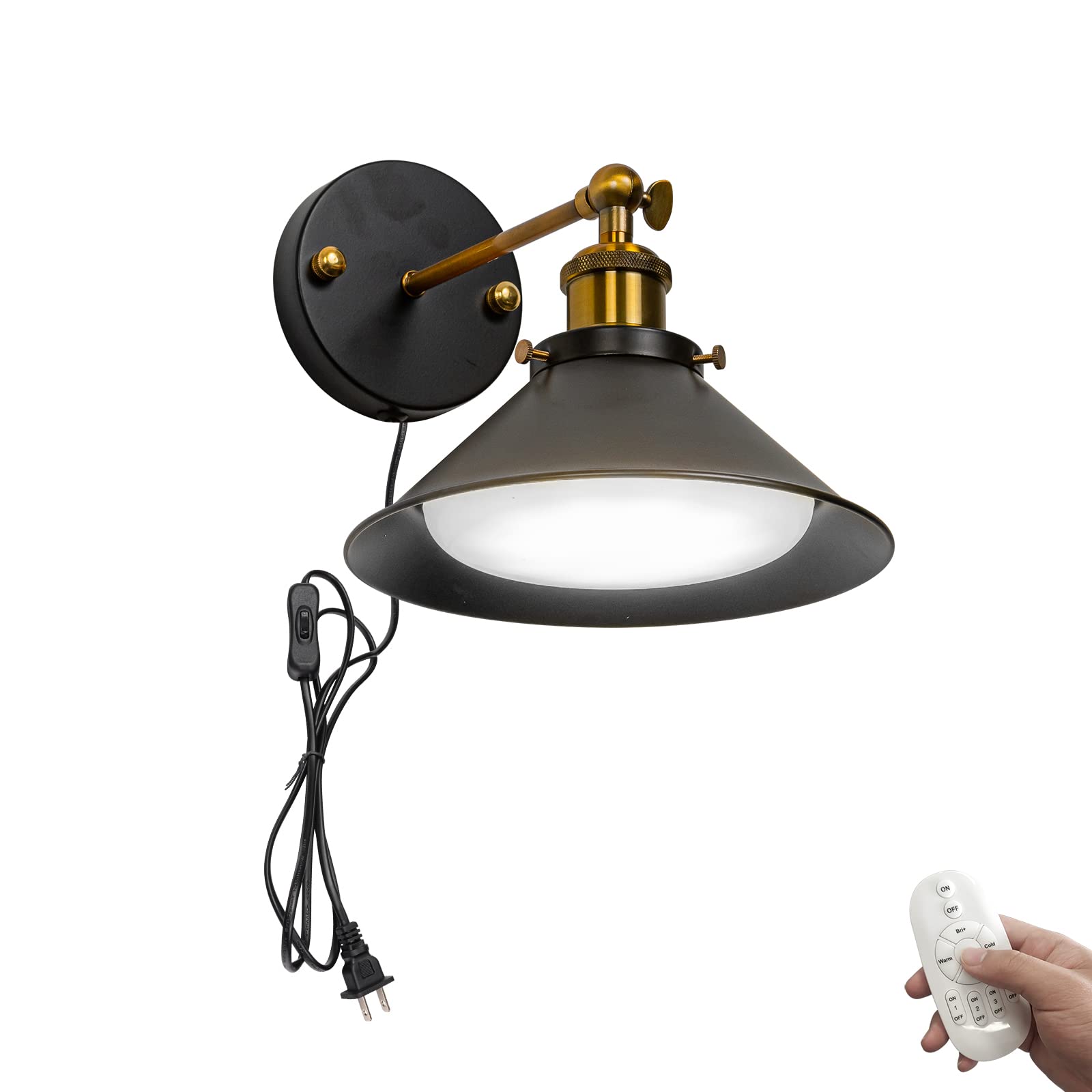 Amazon.co.jp : STGGTS 7W ブラケットライト コンセント式 化粧台 洗面