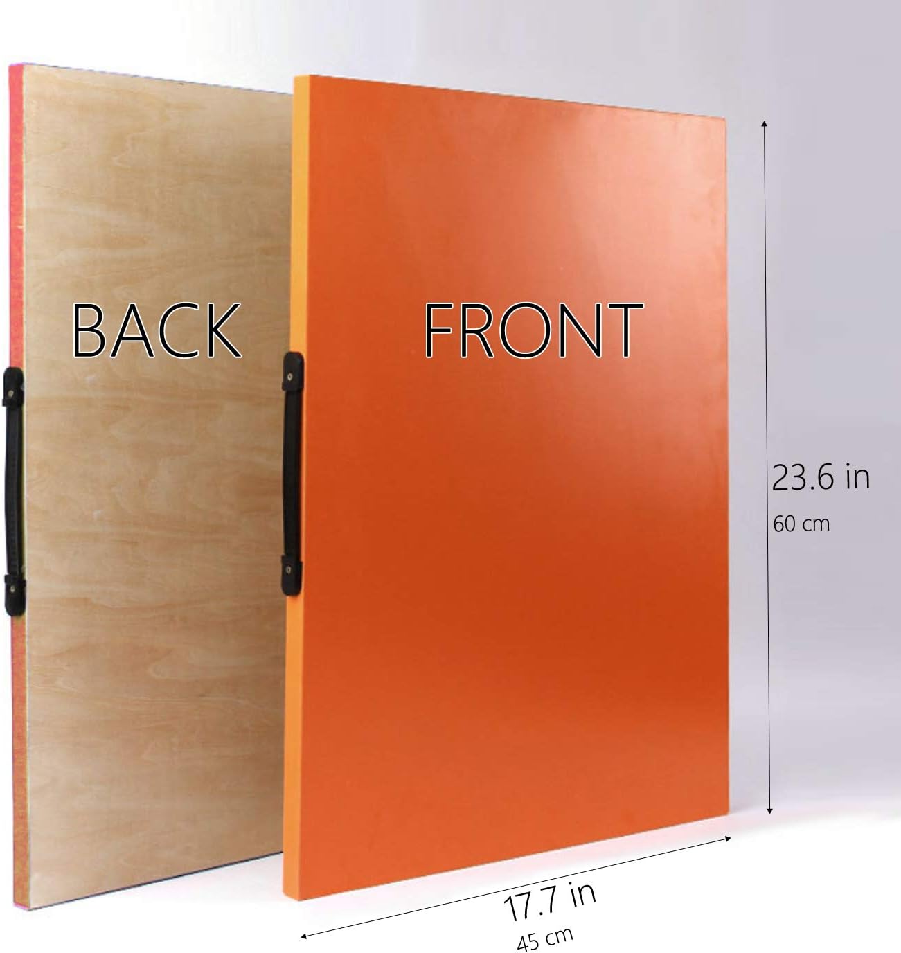 Artist Drawing Board Sketch Board Art Painting Panel 4K 18"x24" (Orange)
