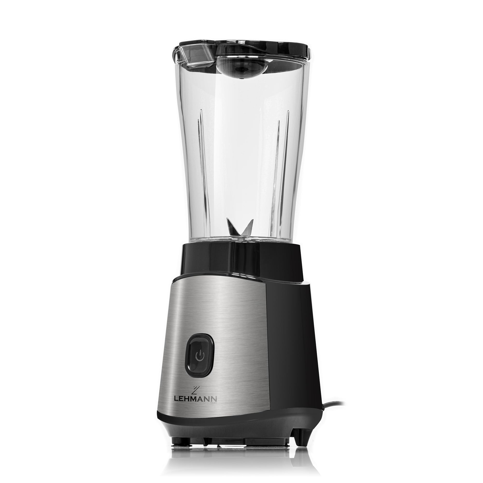 LEHMANN Blender Mixeur Smoothie 1200W, Mini Blender 1L avec 2 Bouteilles BPA-Free Portables de 570 ml et 400 ml pour Jus, Smoothies et Milkshake, Facile à Nettoyer, Système à 4 Lames